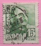 Stamps Spain -  General Franco