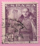 Stamps Spain -  General Franco