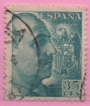 Stamps Spain -  General Franco