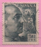 Stamps Spain -  General Franco