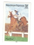 Stamps Togo -  Jinete
