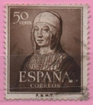 Sellos de Europa - Espa�a -  V centenario del nacimiento de Isabel la Catolica