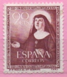 Stamps Spain -  Santa Mª Micaela