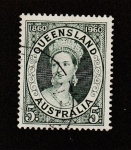 Sellos de Oceania - Australia -  Primer Centenario emisión de sellos en Queensland