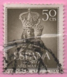 Stamps Spain -  Año Mariano (Ntra Sra dl Pilar)