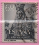 Stamps Spain -  Año Mariano (Ntra Sra d´Covadonga)