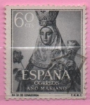Stamps Spain -  Año Mariano (Ntra Sra d´Covadonga)