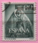 Stamps Spain -  Año Mariano (d´l´Reyes)