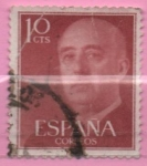 Stamps Spain -  General Franco