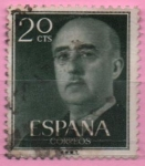 Stamps Spain -  General Franco