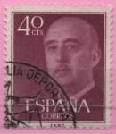 Stamps Spain -  General Franco
