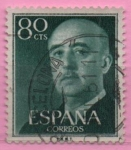 Stamps Spain -  General Franco