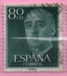 Stamps Spain -  General Franco