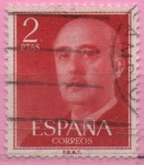 Stamps Spain -  General Franco