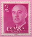 Stamps Spain -  General Franco