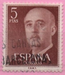 Stamps Spain -  General Franco