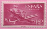 Sellos de Europa - Espaa -  Super constelacion y nao Santa Maria