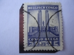Stamps Belgium -  Congo Belga - Monumento del Rey Alberto I de Bélgica (1875-1934)