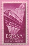 Stamps Spain -  XVII Congreso internacional d´Ferrocarriles (Locomotora Dieses en Despeñaperros)