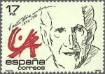 Stamps Spain -  2808 - Año Europeo de la Música - Vicente Aleixandre