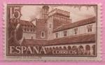 Sellos de Europa - Espaa -  Monasterio d´Ntra Señora d´Guadalupe Claustro)