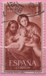 Stamps Spain -  Navidad (Sagrada familia)