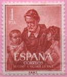 Stamps Spain -  III centenario d´l´muerte d´San Vicente d´Paul