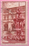 Stamps Spain -  Real Monasterio d´Somos(Patio)