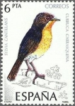 Stamps Spain -  2820 - Pájaros - Curruca carrasqueña