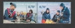 Stamps Finland -  Boy scouts en un lago