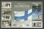 Stamps Finland -  Niña con corneta y vacas