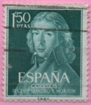 Stamps Spain -  II centenario dl nacimiento dl Leandro Fernandez d´Moratin