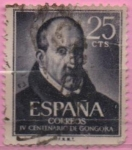 Stamps Spain -  IV centenario dl nacimiento d´Luis dl Gongora y Argote