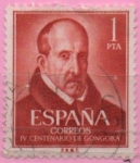 Stamps Spain -  IV centenario dl nacimiento d´Luis dl Gongora y Argote