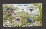 Stamps Taiwan -  Ave Urocissa caerulea