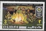 Stamps United Arab Emirates -  13 er jamboree internacional, Japón, agosto de 1971