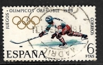 Stamps Spain -  Juegos Olímpicos Grenoble 1968