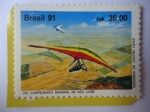 Stamps Brazil -  VIII Campeonato Mundial de Vóo Livre (Vuelo Libre) - Ala Delta-Avión.