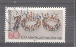 Stamps : Europe : Germany :  RESERVADO Seguridad Social Y949