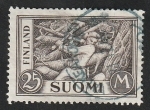 Stamps Finland -  155 - Leñador