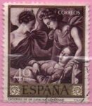 Stamps Spain -  Entierro d´Santa Catalina