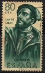 Stamps Spain -  Juan d´Garay