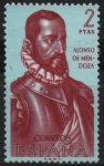 Stamps Spain -  Alonso d´Mendoza
