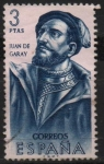 Stamps Spain -  Juan d´Garay