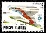 Stamps : Europe : Andorra :  Juegos Olímpicos de Invierno - Sarajevo