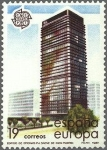 Sellos de Europa - Espa�a -  2904 - Europa -Artes modernas - Arquitectura - Edificio del banco de Bilbao (Centro Azca Madrid)
