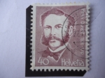 Stamps Switzerland -  Henri Dunant (1828-1910) Filántropo.