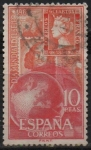 Stamps Spain -  Dia Mudial del Sello 1964