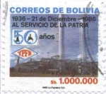 Stamps Bolivia -  50 Años de Yacimientos Petroliferos Fiscalews Bolivianos