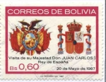 Stamps Bolivia -  Visita de su majestad Don Juan Carlos I Rey de España